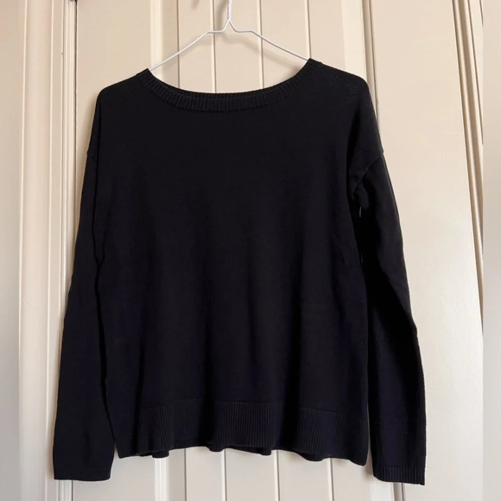 Lululemon Well Being Sweater‎ Women’s Size Small Black Boolux Cashmere Blend